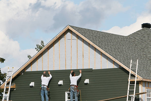 Professional Siding Contractor technician working in Upper Black Eddy, PA
